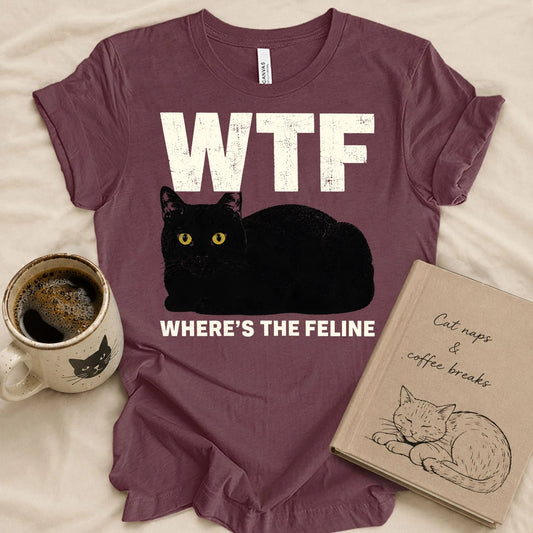 Where's The Feline T-shirt