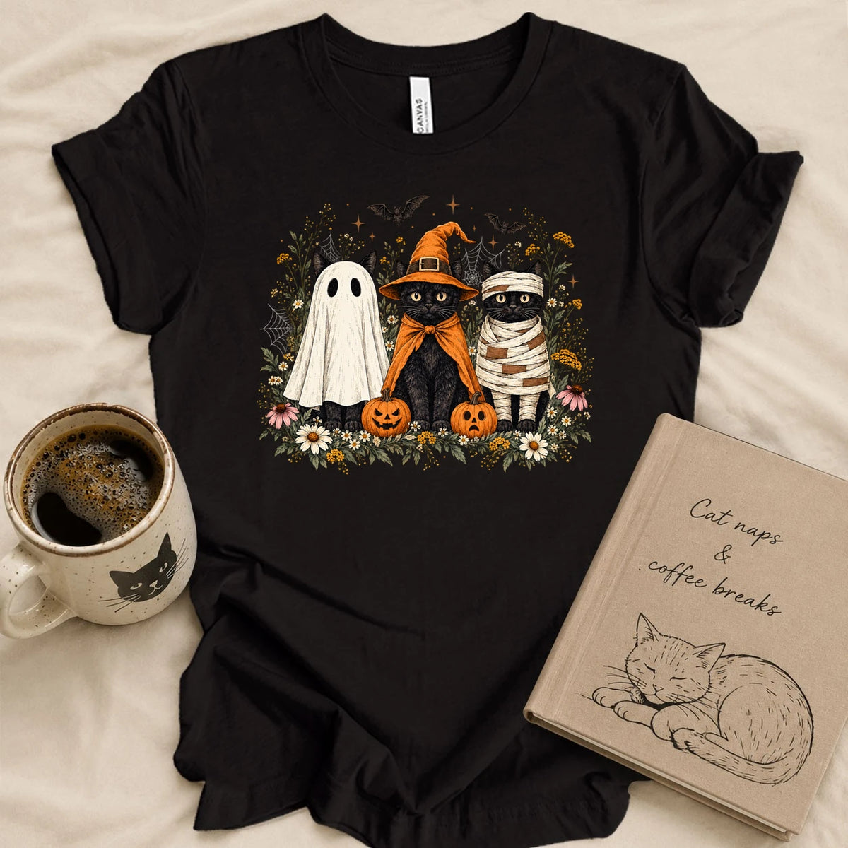 Cat Halloween Costume T-shirt