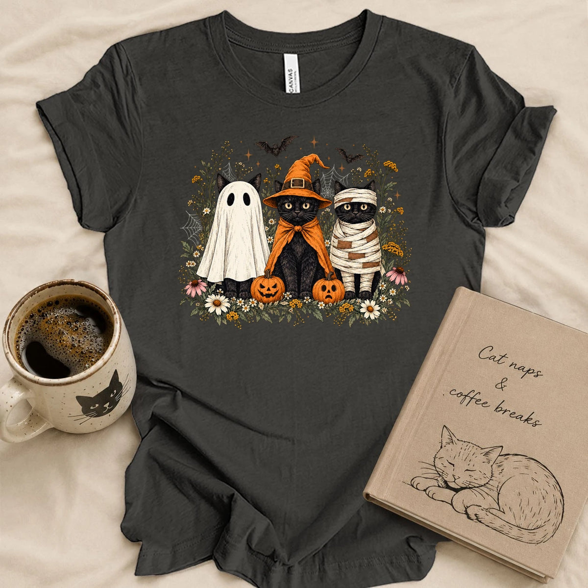 Cat Halloween Costume T-shirt