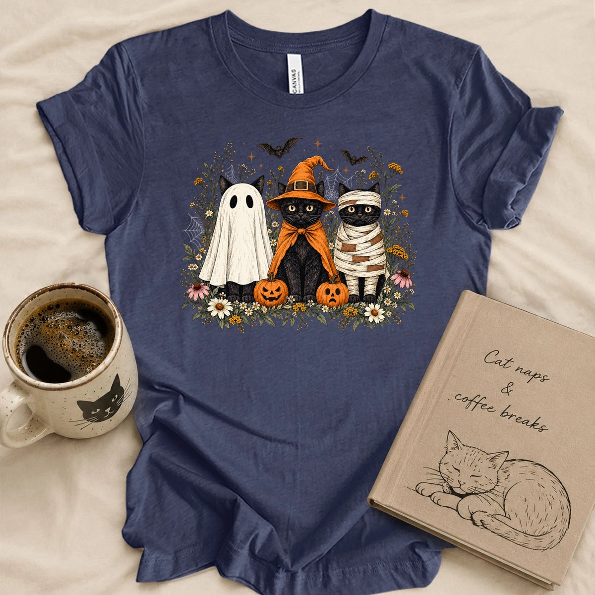 Cat Halloween Costume T-shirt