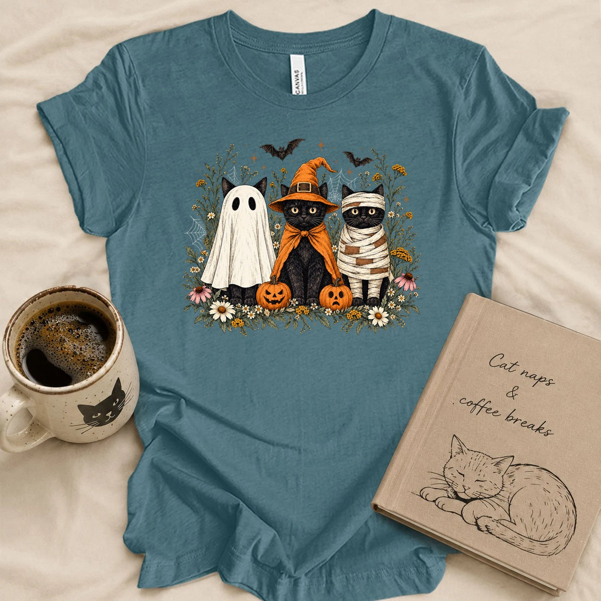 Cat Halloween Costume T-shirt