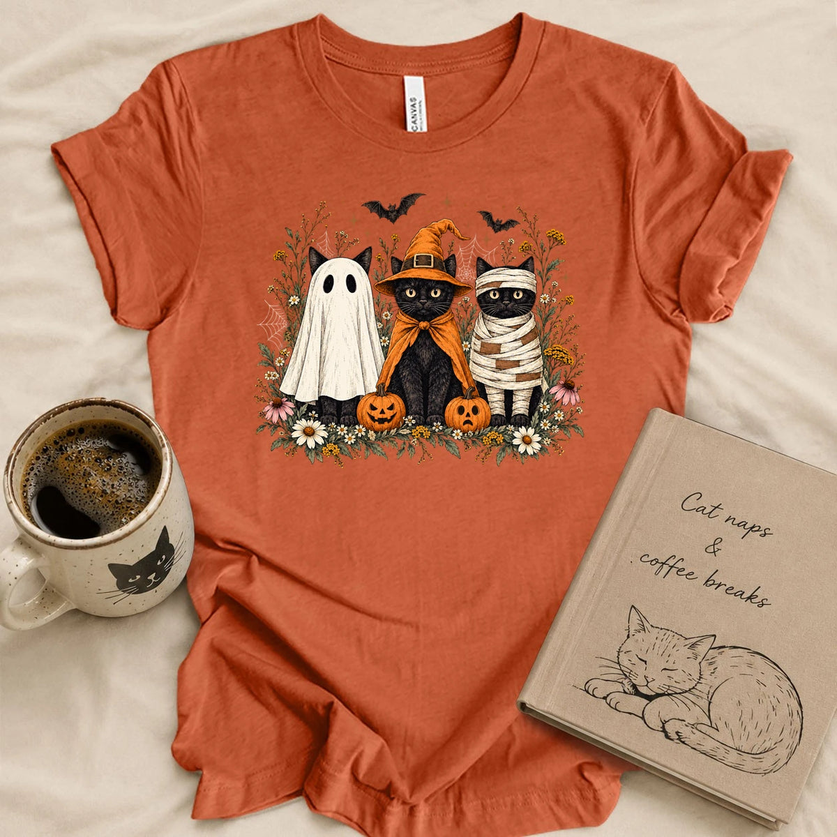 Cat Halloween Costume T-shirt