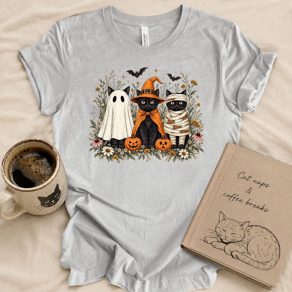 Cat Halloween Costume T-shirt