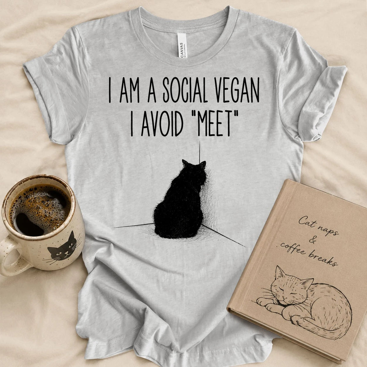I Am Social Vegan T-shirt