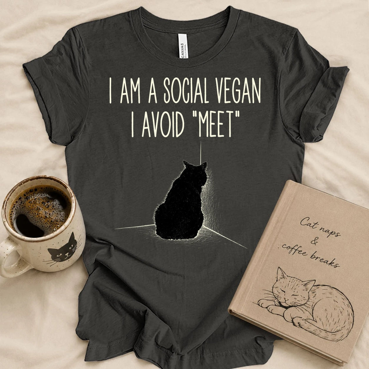 I Am Social Vegan T-shirt