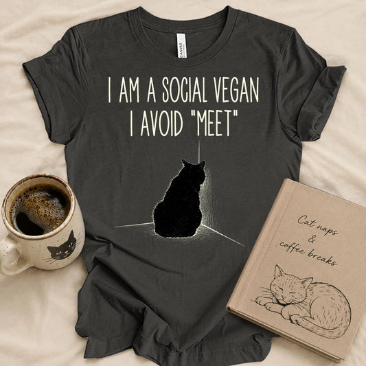 I Am Social Vegan T-shirt