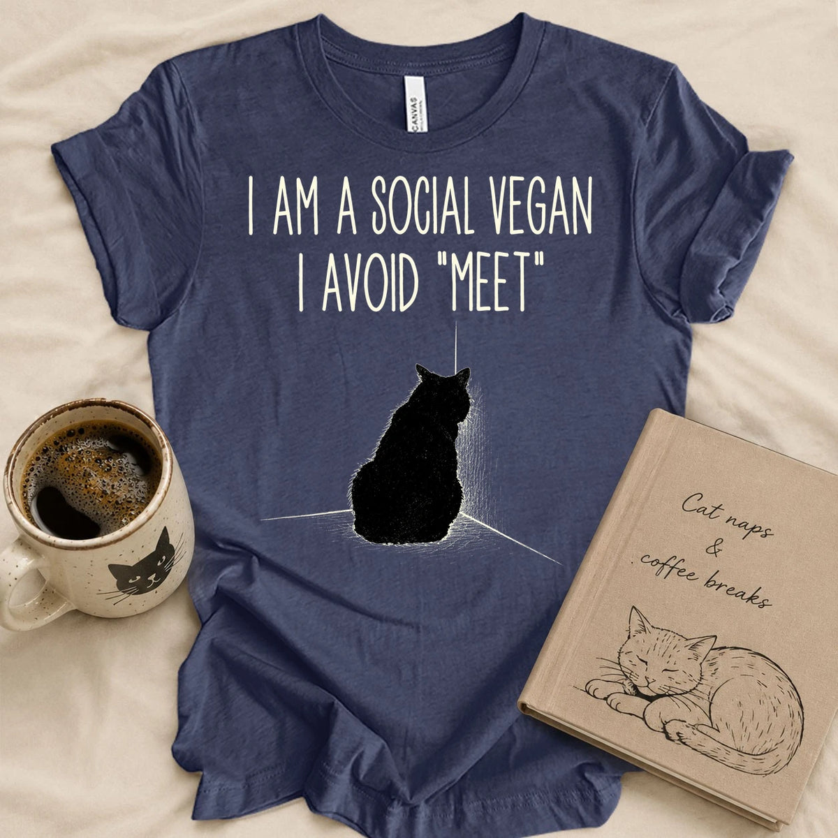 I Am Social Vegan T-shirt