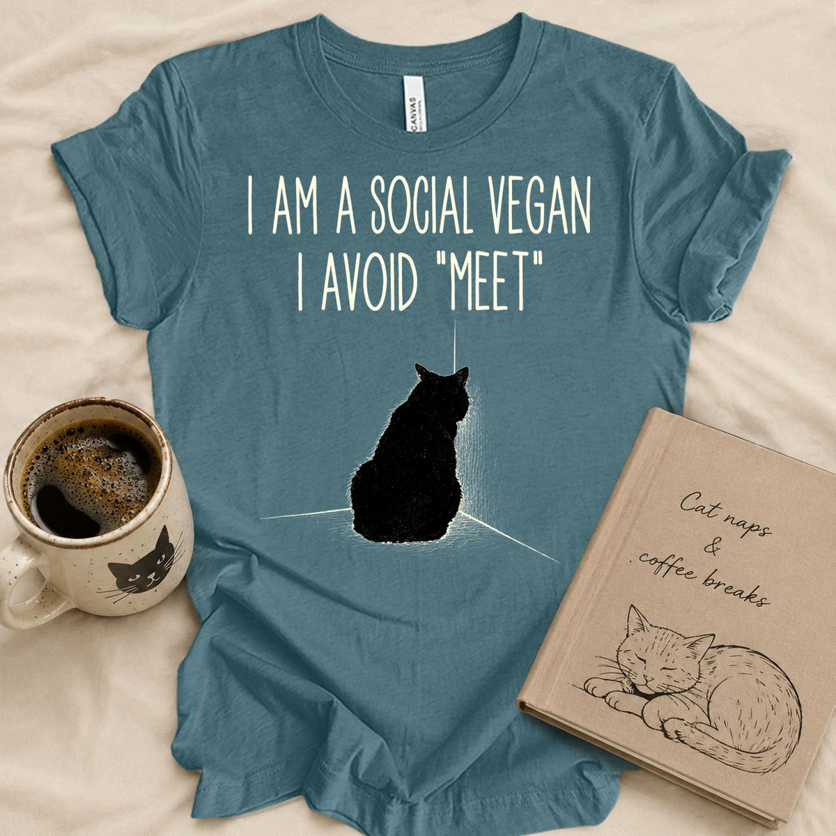 I Am Social Vegan T-shirt