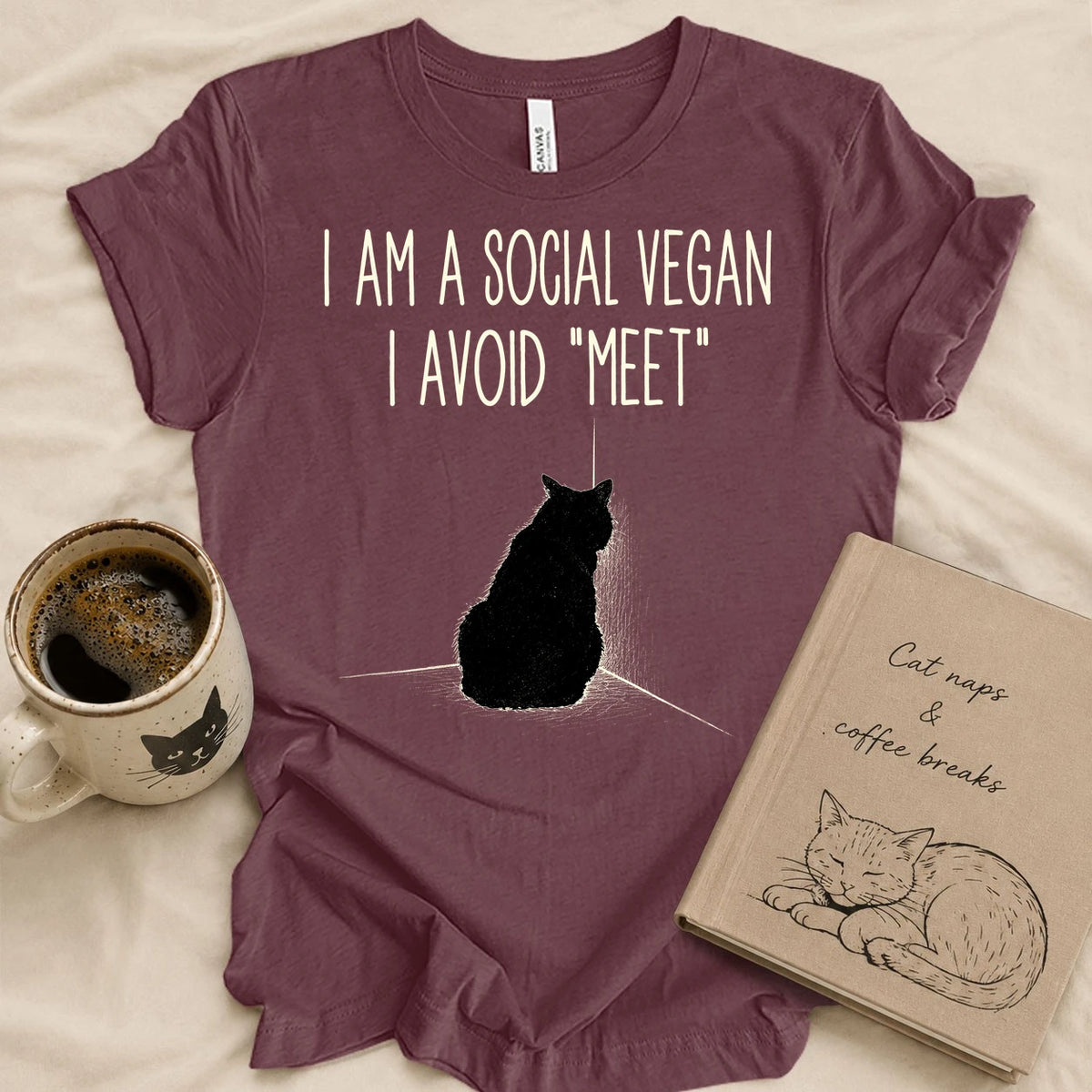 I Am Social Vegan T-shirt