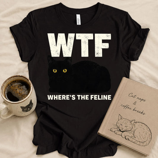 Where's The Feline T-shirt